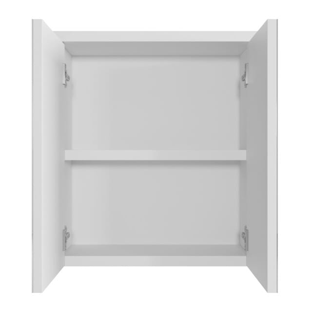 Badplaats Spiegelkast Toledo 60 x 20 x 60 cm – Mat Wit – Badkamerkast Badkamer