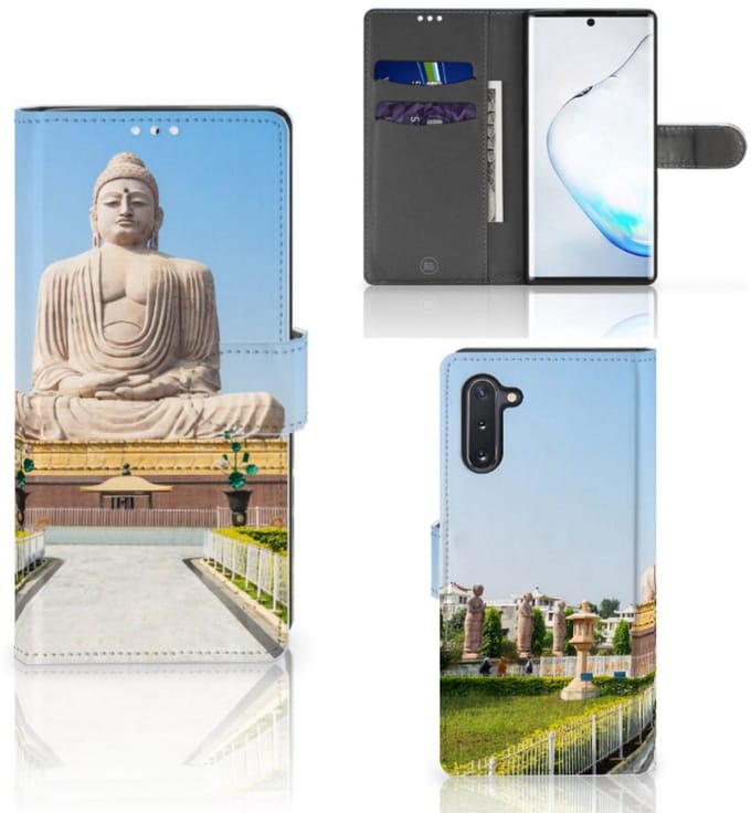 Samsung Galaxy Note 10 Flip Cover Boeddha