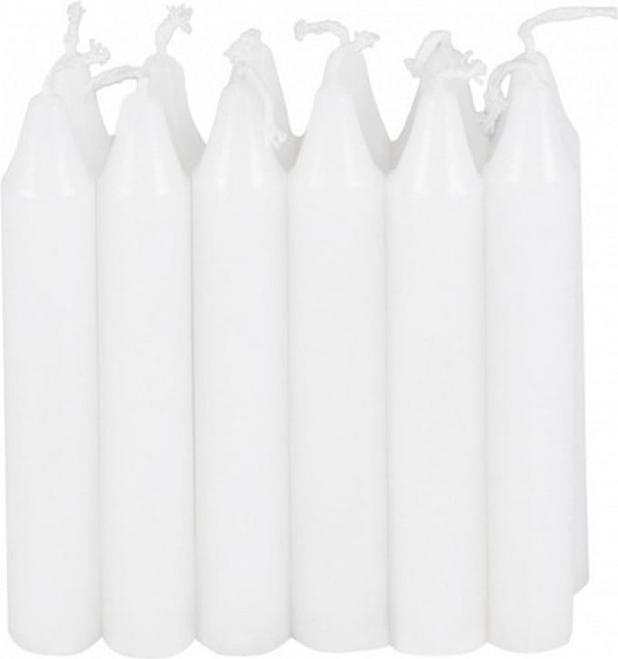 lampionkaarsen 9 cm wax wit 12 stuks