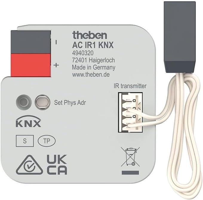 Split Unit Gateway - IR Gateway Klimaat - Klimaatregeling Sturen - Grote Apparaatdatabase - 6.5 x 9.2 x 2.3 cm