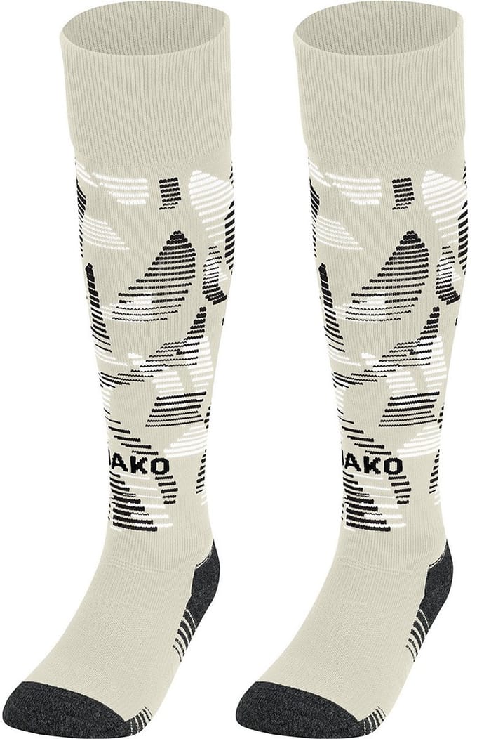 Jako Sonic Voetbalkousen - Off White / Zwart / Wit | Maat: 35-38