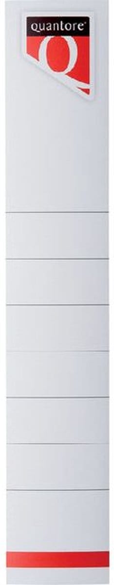 Rug etiket quantore 34x190 zelfklevend smal wt