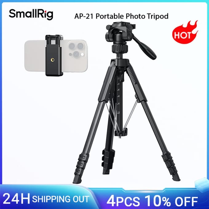 SmallRig 5351 Stalite AP-21 Portable Photo Tripod