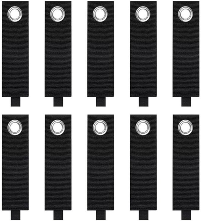 Dailygoods- Kabelriemen 10 Stuks - Herbruikbare Kabelbinders