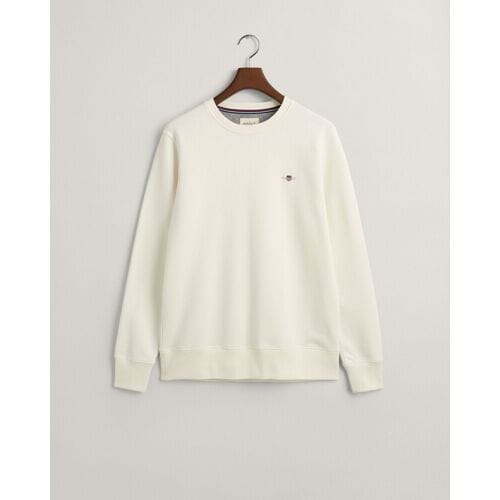 Gant Trui Shield C-Neck Sweat Eggshell / male