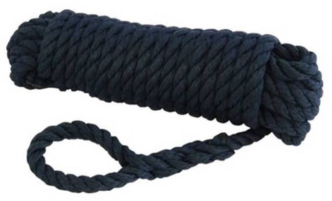 Fenderlijn Boot - Meertouw Klem - Haven Leggen - Sterk Polypropyleen - 10mm 2.5m - Navy