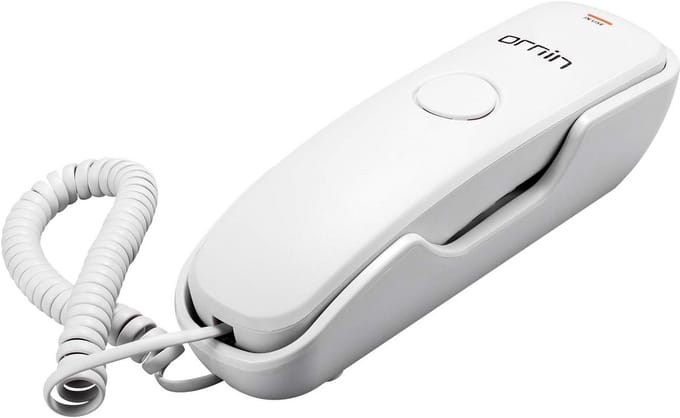 Vaste Telefoon voor Thuiskantoor - Muurbevestiging - Wit