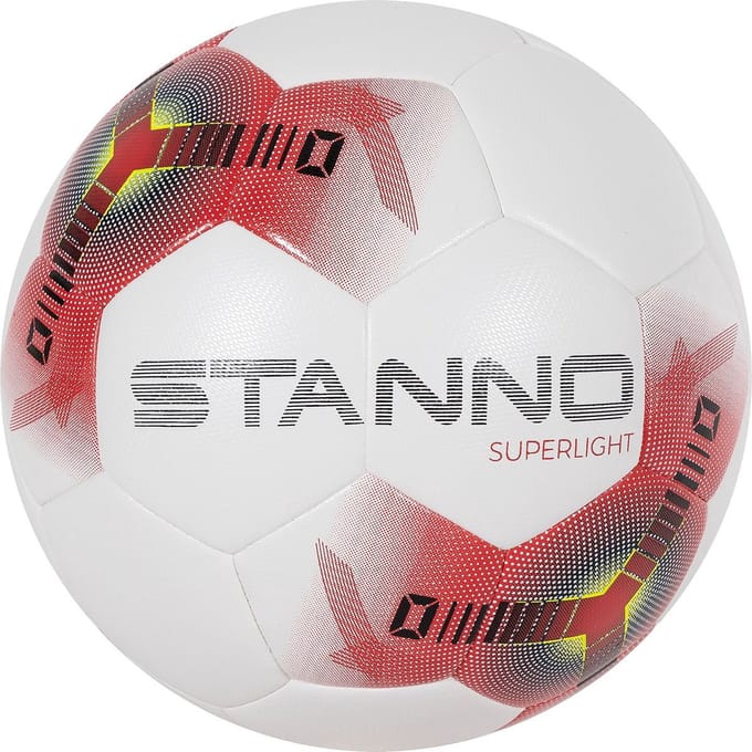 Stanno Prime Super Light II Trainingsbal - Wit / Rood | Maat: SL5