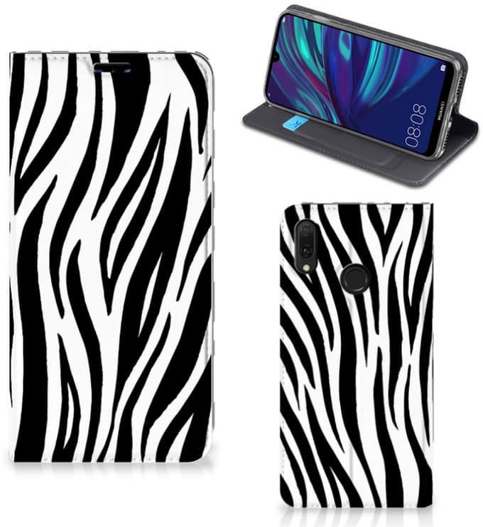 Huawei Y7 hoesje Y7 Pro (2019) Hoesje maken Zebra
