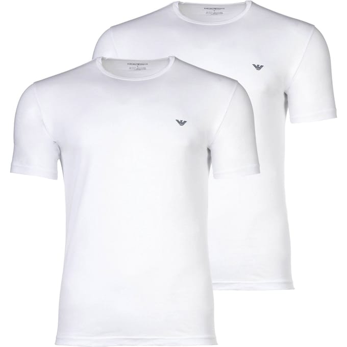 Emporio Armani Soft Touch Loungewear Shirt Heren (2-pack) - Maat M