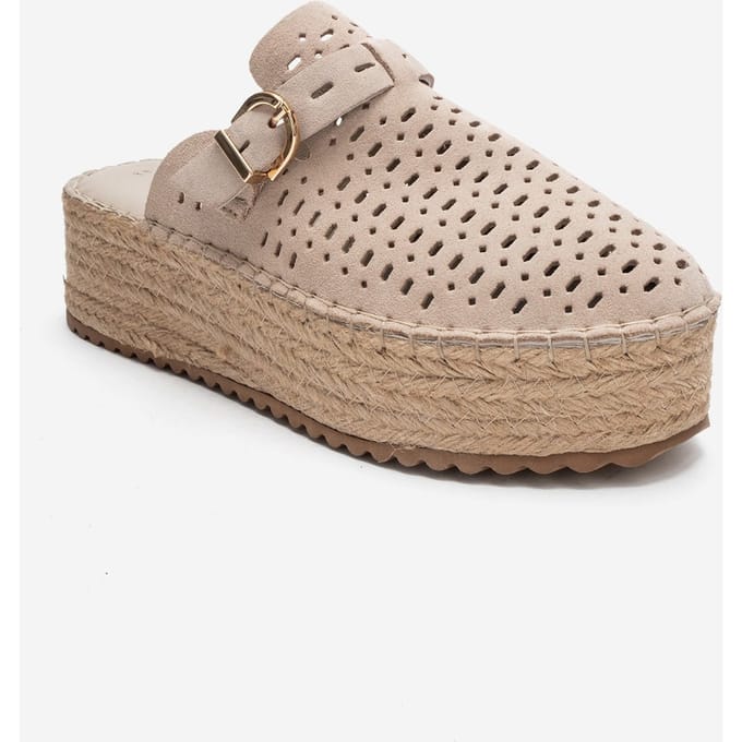 Louis Leren Plateau Sandaal