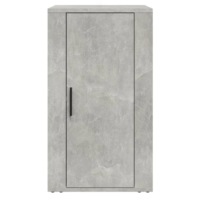 vidaXL - Dressoir - 40x33x70 - cm - bewerkt - hout - betongrijs