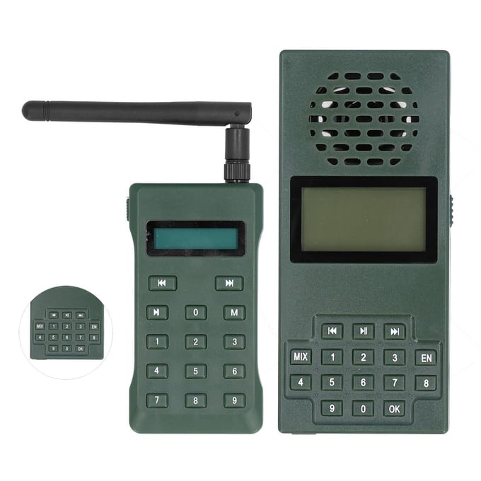 Appeau électronique de chasse pour oiseaux, haut-parleur avec télécommande