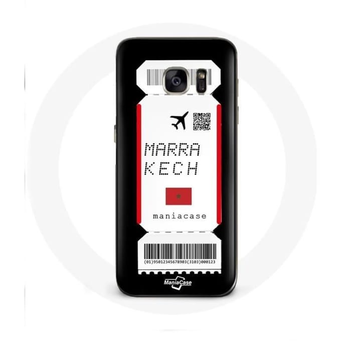 Samsung Galaxy S7 hoesje Vliegticket Marrakech Marokko