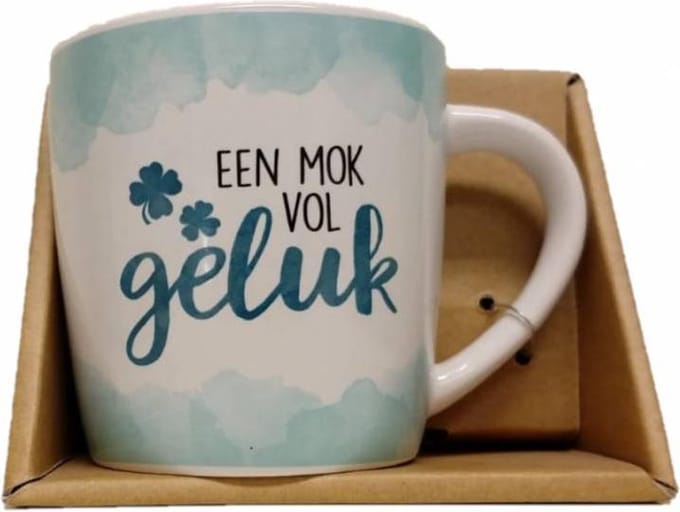 Mok - Een mok vol geluk - Met binnentekst