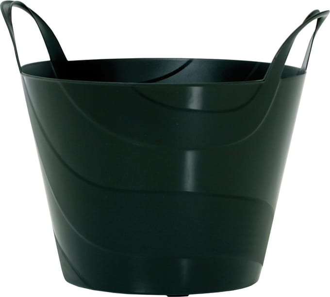 Prosperplast Flexibele Emmer - 45 liter - zwart - wasmand - kuip - flexibel - met handvaten