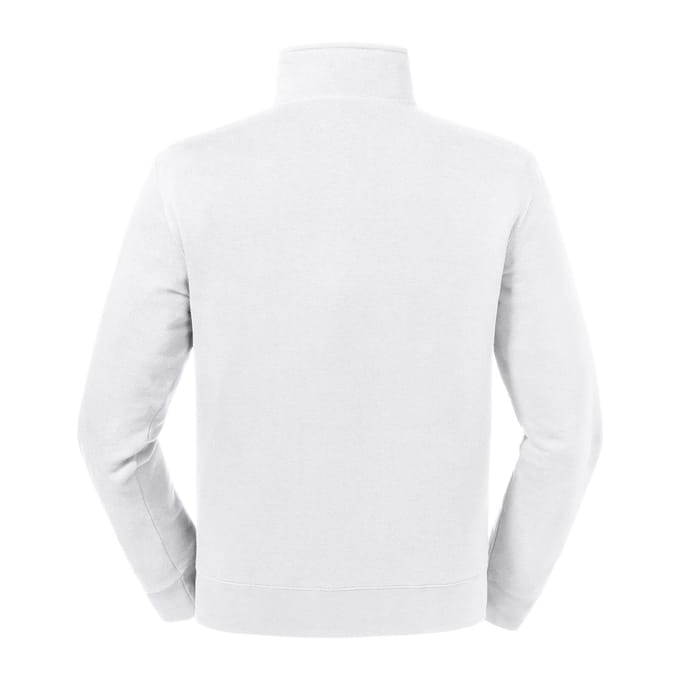 Russell Heren Authentieke Kwartier Ritssweatshirt (Wit)