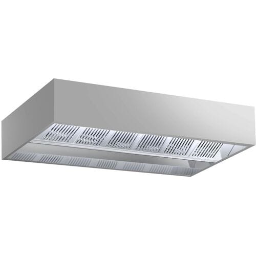 GGM Gastro Induktions-Deckenhaube - 3200mm - ohne Motor - mit Filter