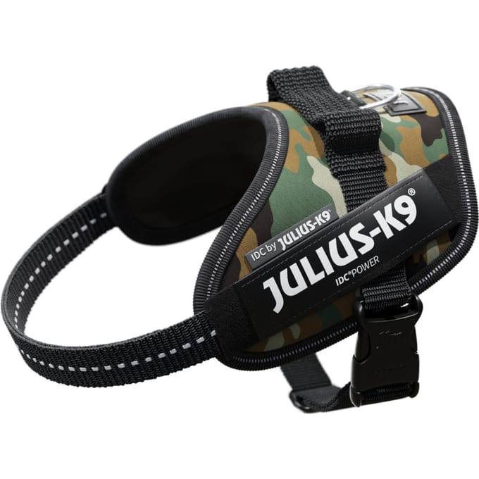 Mini Mini: borstomvang 40 - 53 cm - JULIUS-K9 IDC®-Powertuigje Camouflage
