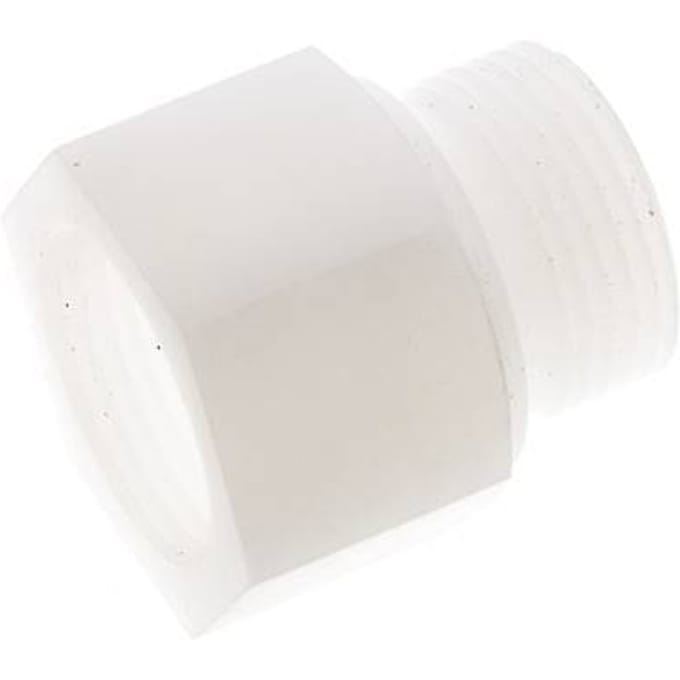 Verlengnippel G1'' Buitendraad X Binnendraad PVDF 10bar FDA 43mm Hex