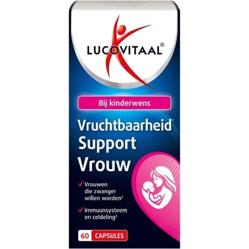 Lucovitaal Ondersteuning van de vruchtbaarheid voor vrouwen 60 softgels