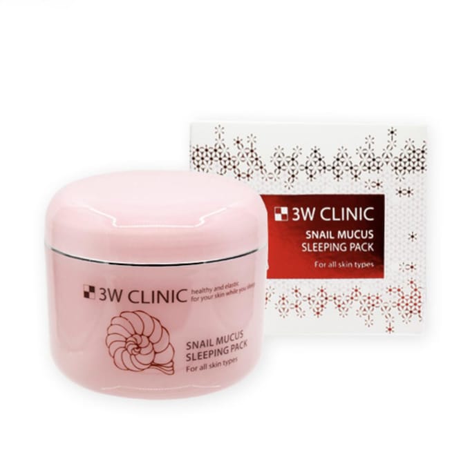 3w Clinic Slijm Slak Slaapmasker 100ml/200ml 100ml white