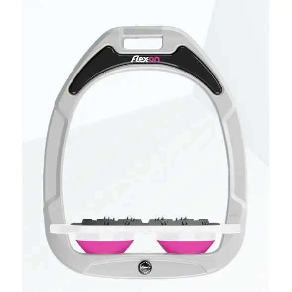Ultra Grip Platte Beugels Wit/Wit/Roze Flex-On Green Composite