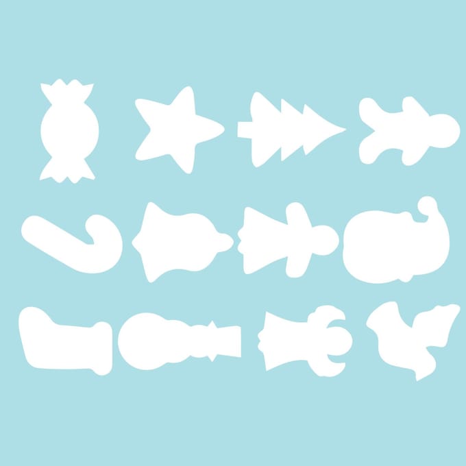 Elektrostatische kerststickers - Kerstraamstickers - feestdecoraties - 15x25cm