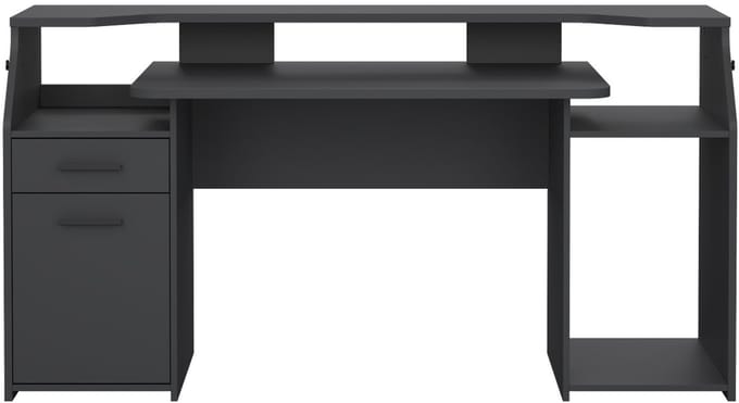 Giga Living Kantoorbureau Function Plus - Grijs - 171x62x89cm