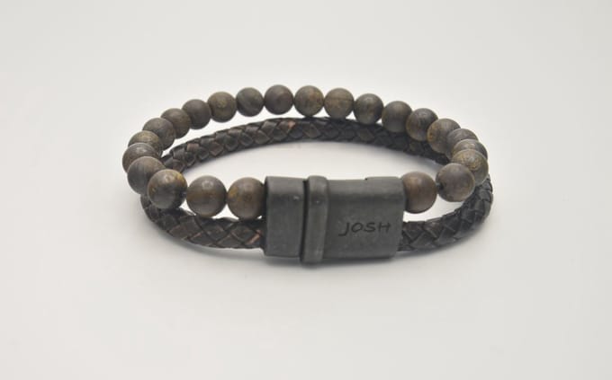 Josh-9286-Armband-Bruin / mat bruin-Heren