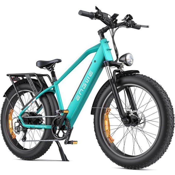Elektrische fiets - ENGWE - E26 - Actieradius 140 km - Motor 250 W - Aluminium frame groen