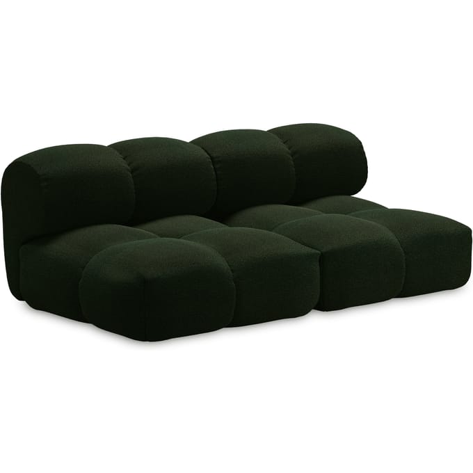 Objekte unserer Tage zander Sofa Design 02 (2,5 -zit) - Hug Me 032 Moosgrün