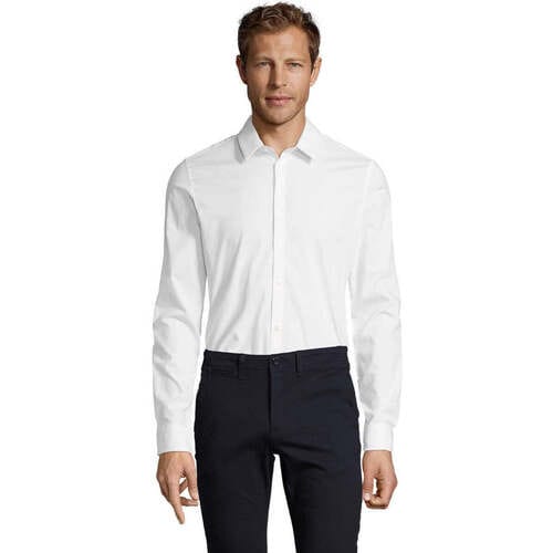 Overhemd Lange Mouw Sols BLAKE MODERN HEREN - STRETCH SHIRT, LANGE MOUWEN