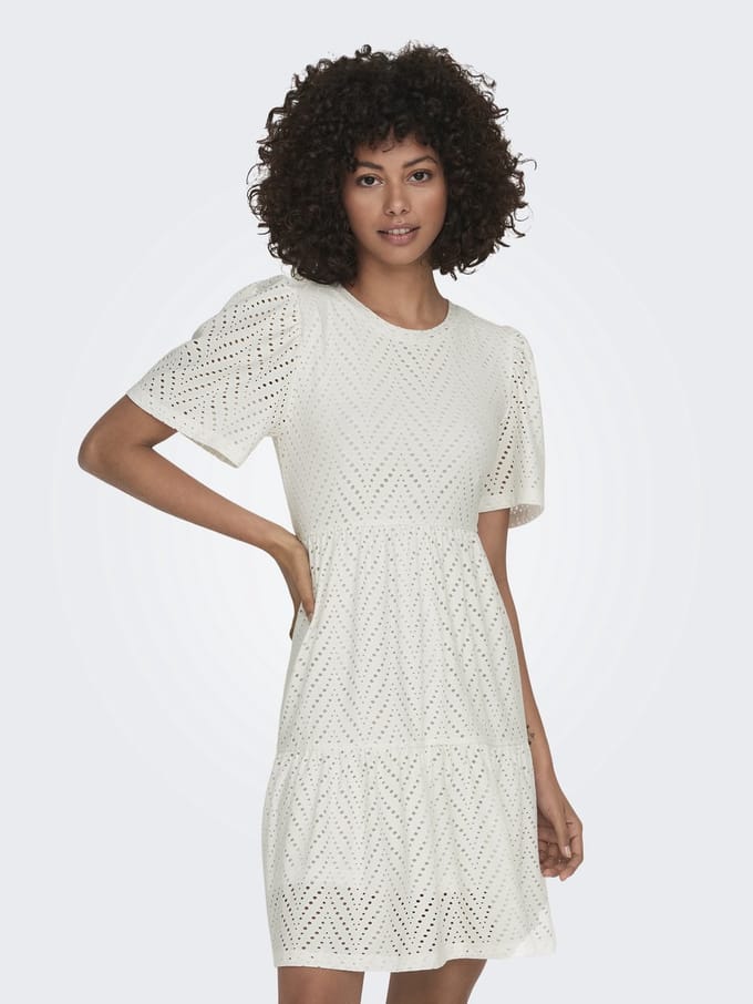 JDY - JDYCARLA CATHINKA S/S DRESS JRS NOOS - Dames - Mini jurken
