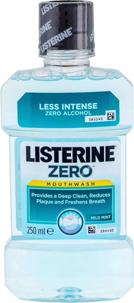 Listerine Alcohol Free Mouthwash Zero - Coolmint Mild Taste