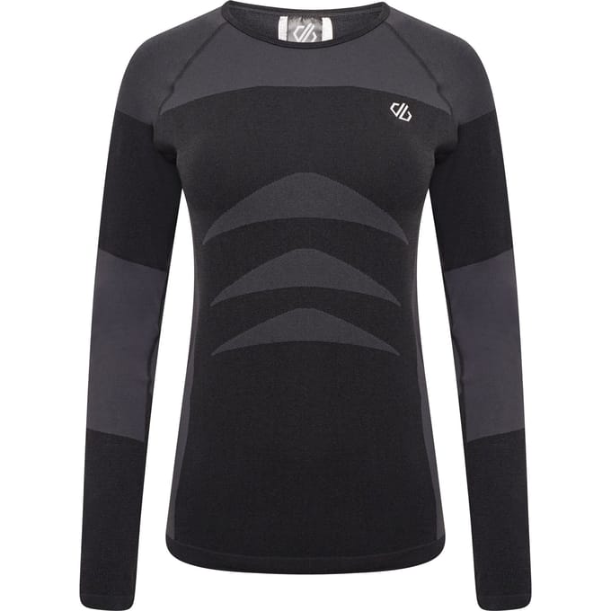 Dare 2B Dames/Dames In The Zone II Base Layer Top met lange mouwen (Zwart)