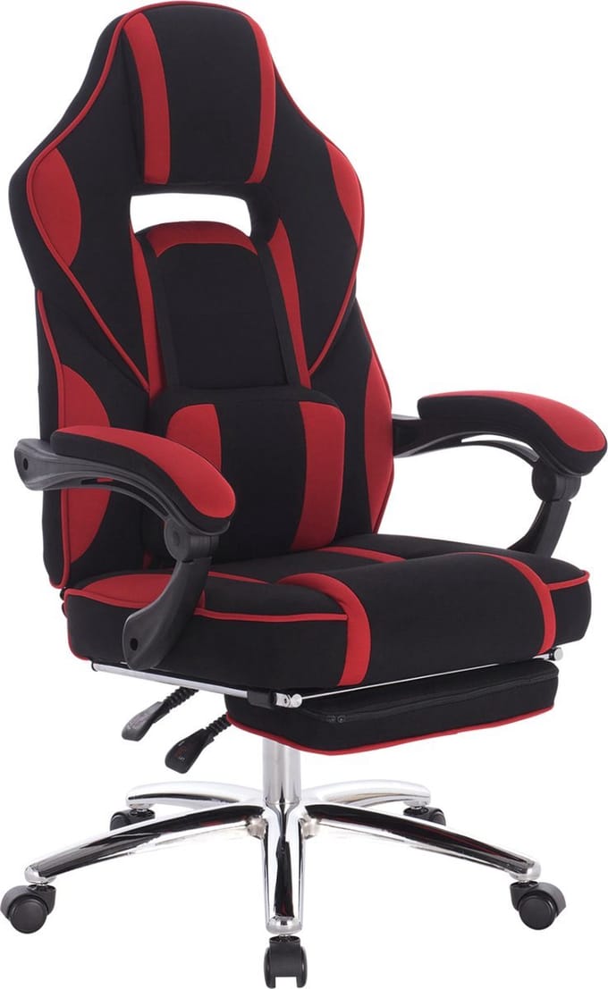 Bolt Edge Gamestoel - Rood - Ergonomisch - In Hoogte Verstelbaar - Met Rug- en Armleuning