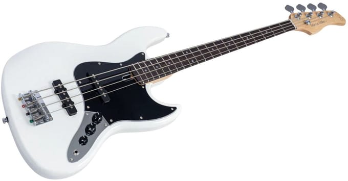 Sire V1 4/AWH Marcus Miller 4-snarige Passieve Jazz Bas Antique White met Palissander Toets