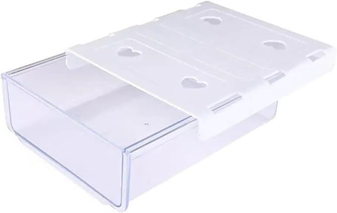 Opberg lade - Ondertafel organizer - Bureau organiseren - Stil openen sluiten - 21 cm - Wit