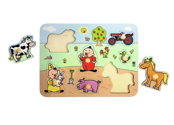 Studio 100 Bumba houten inlegpuzzel boerderij Houten puzzels Houten speelgoed