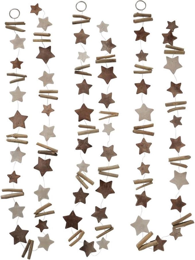 Boltze Home Capiz guirlande L180cm (1 stuk) assorti