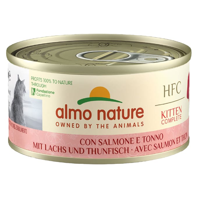 6x 70g Almo Nature HFC Complete Kitten Natvoer