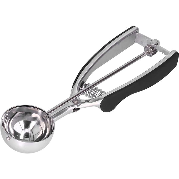 Cookie Schep Roestvrij Staal Multifunctioneel Handmatig Draagbaar IJsschep voor Thuis 39mm gray