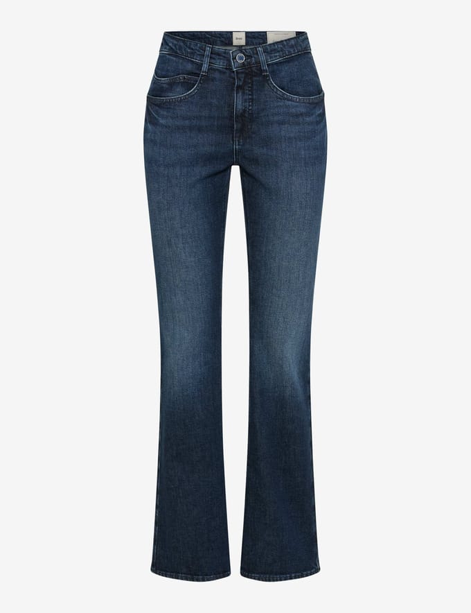 Brax Dames Jeans  Style MARY USED OCEAN BLUE, denim blauw regular, maat 46