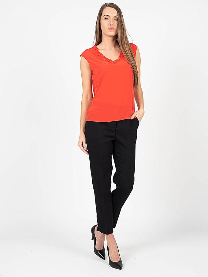 Pinko Top Abbuffato 1 Vrouw rood