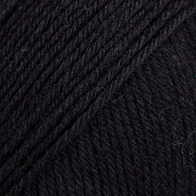 DROPS Fabel Uni Colour - 400 zwart - Wol Garen