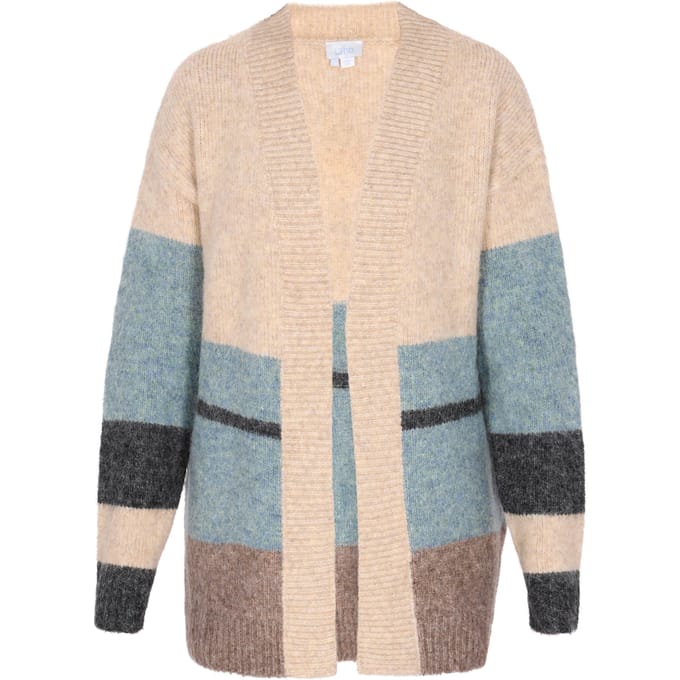 usha Vest Dames Beige Veelkleurig