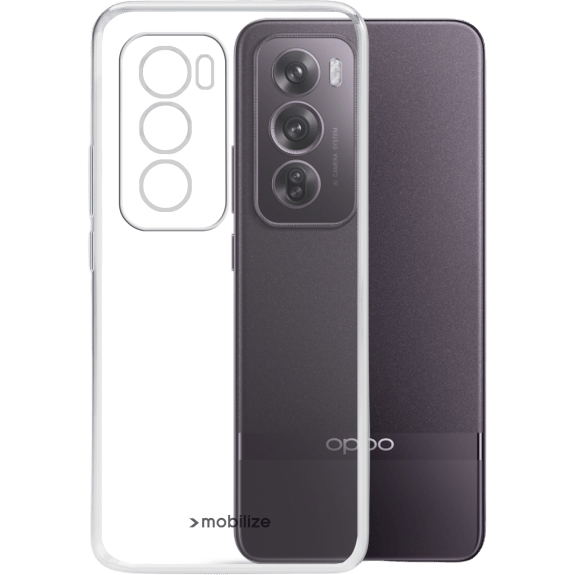 Mobilize OPPO Reno12 Pro Siliconen (TPU) Hoesje Transparant