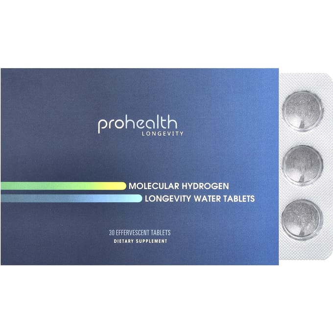 Moleculaire Waterstof, Longevity Tabletten, Bruistabletten 30 Tabletten