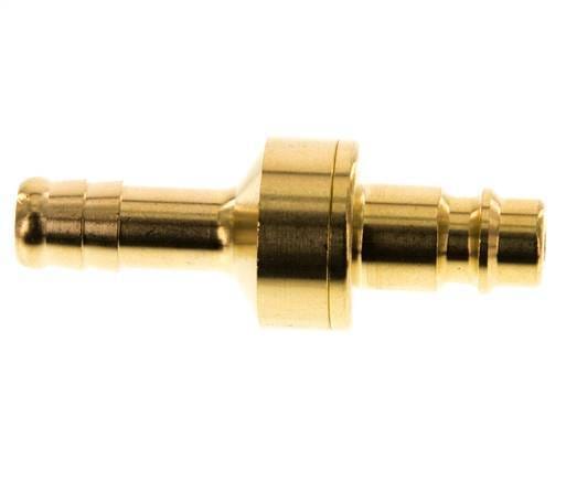 Messing DN 7.2 (Euro) Luchtkoppeling Insteeknippel 9 mm Slangpilaar Double Shut-Off